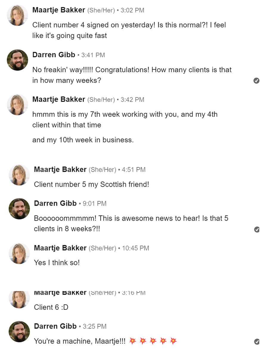 Maartje Bakker testimonial